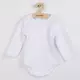 Baby rompers - Lange mouwen - Wit - Maat 50 - 100% katoen