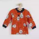 Baby Cotton Coat - Maat 80 - Oranje met gloeilampen - 100% katoen