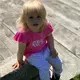 2-piece set - T-shirt en broekje - katoen - bloemenmotief