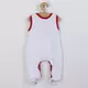 Jumpsuit - Cherry - Katoen - Maat 80 (9-12 maanden) - Baby romper