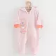 Overall - Roze - Capuchon - Lange mouwen - Maat 74 - Teddybeer