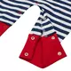 Boys summer jumpsuit - maat 56 (0-3 maanden) - blauw-witte strepen