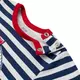 Baby set - T-shirt en korte broek - gestreept en effen rood