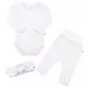Baby kleding - 3-delige katoenen set - Romper met lange mouwen