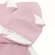 Baby jumpsuit - Roze met capuchon - Rits aan de voorkant