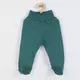 Babybroek - Groen - Voetjes - Brede tailleband - 100% katoen
