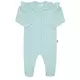 Baby Romper - Lange Mouwen - Mintgroen - Katoen - Maat 80 (9-12 maanden)