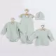 Babyset - 4-delige set - Mintgroen - Maat 56 (0-3 maanden)