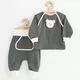 Baby kledingset - Grijs shirt met teddybeer - Lange mouwen