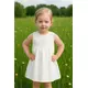Baby Jurk - Katoen - Mouwloos - Ruffle Rok - Maat 62 (3-6 maanden)