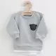 Babykleding - 2-delige set - Grijze trui met teddybeer