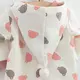 Baby Romper - Sweatsuit - Maat 86 - Roze - Beertjes - Capuchon
