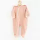 Babyjumpsuit - Katoen - Roze - Ritssluiting - Maat 62 (3-6m)