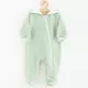 Baby Jumpsuit - Katoen - Met capuchon - Sage - Maat 80 (9-12m)