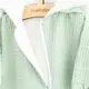 Baby Jumpsuit - Katoen - Met capuchon - Sage - Maat 80 (9-12m)