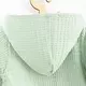 Baby Jumpsuit - Katoen - Met capuchon - Sage - Maat 80 (9-12m)