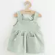 Kinderkleding - Katoen Jurkje - Sage - 6-9 maanden - Babyrok