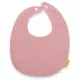 Slabbetje - Roze - Katoen - Drukknopen - 22x25 cm - Katoen