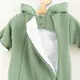 Jumpsuit - Met capuchon - Voering met wellsoft - Maat 74 (6-9 maanden)
