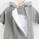 Baby Jumpsuit - Grijs - Met Capuchon - Maat 80 (9-12 maanden)
