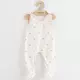 Baby romper - Mouwloos - Beertje - Roze accenten - Maat 62 (3-6 maanden)