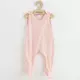 Babypyjama - Lichtroze - Maat 74 - 100% Katoen - Voetjes