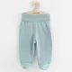 Babybroekje met voetjes - lichtblauw - maat 74 - New Baby Classic II baby onesie donker mint