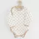 Rompertjes - 3 Stuks - Beige - Maat 68 (4-6m) - Lange Mouwen