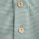 Babyvest - Lichtblauw - Ribbels - Lange Mouwen - Katoen
