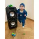 Babyvest - Gebreid - V-hals - Houten knopen - Maat 86 (12-18 maanden)