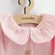 Babyjasje - Roze - Met kraag en ruches - Katoen - Maat 92 (18-24m)