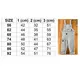 Kinderbroek - Blauwe bretels - Berenkop applicatie - Maat 56 (0-3m)
