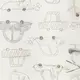 Baby romper - maat 80 - 100% katoen - voertuigen patroon