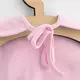 Slabbetje - 100% Katoen - Roze Olifant - 3D-Oren - Babyaccessoires