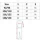 Babykleding - Katoenen pyjama's - Grijze broek - Witte trui