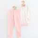 Pyjama's - Katoen - Langmouwig Shirt - Effen Roze - Baby Kleding