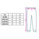 Kinderleggings - lichtroze - sweatstof - tapered pasvorm