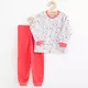 Kinderpyjama's - Katoen - Bloemenprint - Koraalrood - Lange Mouwen