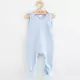 Baby Romper - Blauw - 100% Katoen - Voetjes Inbegrepen