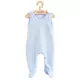 Baby Romper - Blauw - 100% Katoen - Voetjes Inbegrepen