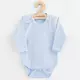 Baby body - Lichtblauw - 100% katoen - Lange mouwen - Drukknopen
