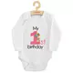 Babyromper - My first birthday - Lange mouwen - 100% katoen