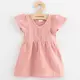 Babyjurk - Katoenstof - Roze - Korte mouwen - Ruffled rok