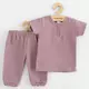 Kinderkleding - Katoen set - T-shirt met korte mouwen - Broek met elastische tailleband