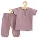 Kinderkleding - Katoen set - T-shirt met korte mouwen - Broek met elastische tailleband