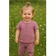 Kinderkleding - Katoen set - T-shirt met korte mouwen - Broek met elastische tailleband