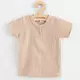 Baby Katoen Set - Korte Mouwen T-Shirt - Broek met Elastische Tailleband