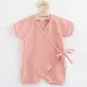 Baby Kleding - Roze Katoen Romper - Korte Mouwen - OEKO-TEX Gecertificeerd
