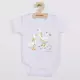 Babybodysuit - Korte Mouwen - Print Eenden - 100% Katoen