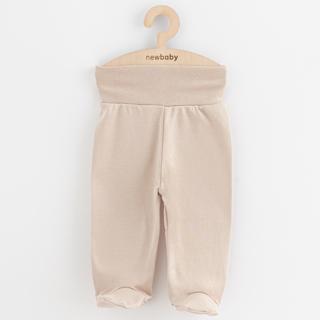 Babybroekjes - Beige - Maat 56 (0-3 maanden) - 100% Katoen